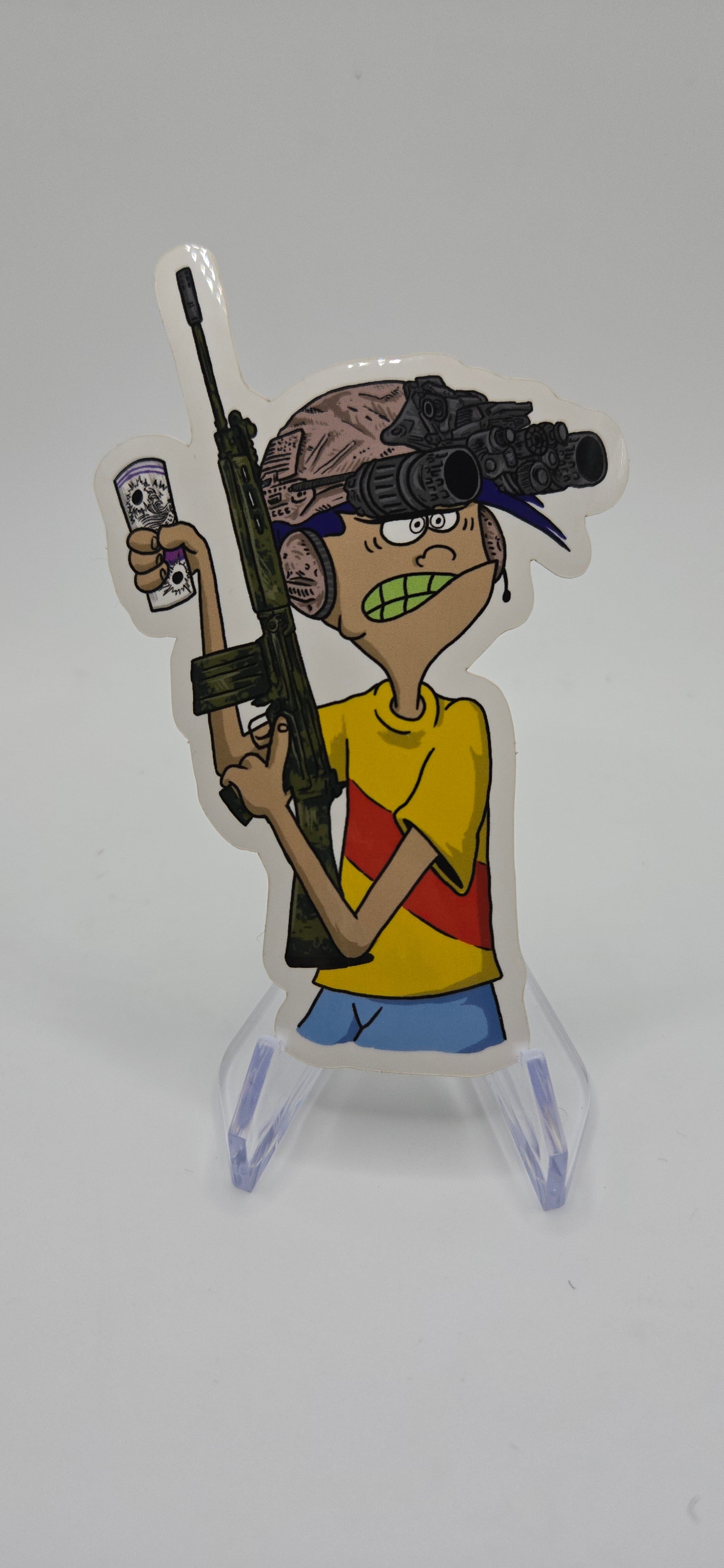 White Claw Ed Edd Eddy Stickers