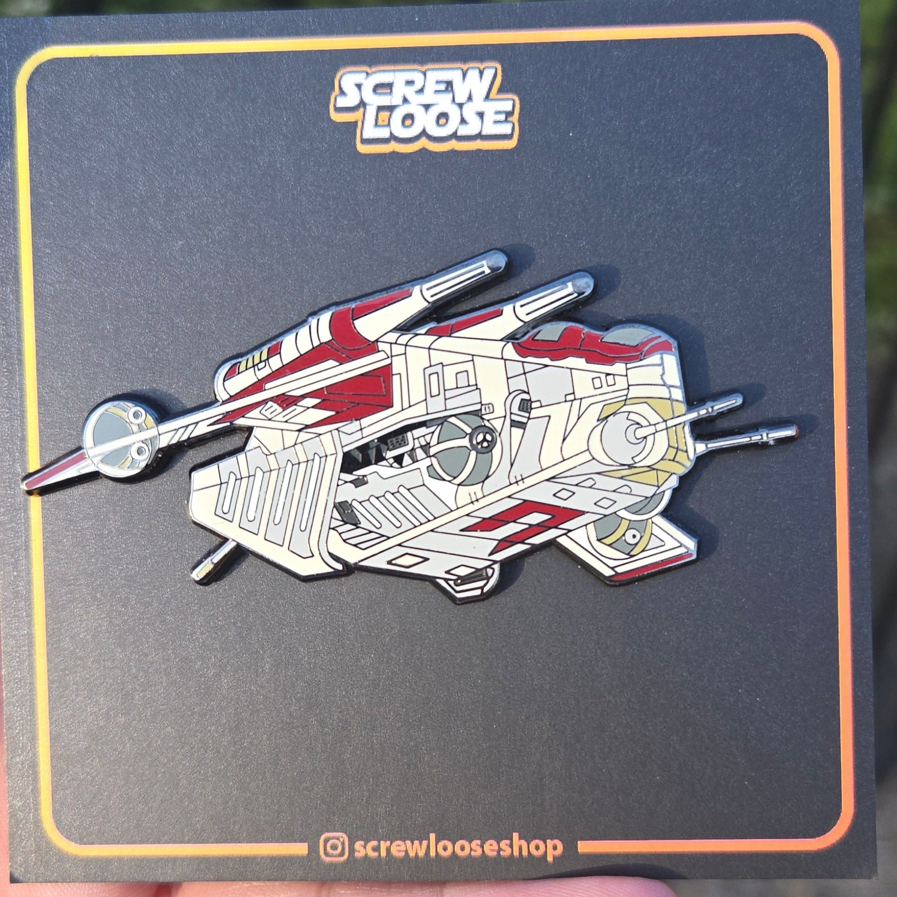 Republic Gunship Pin