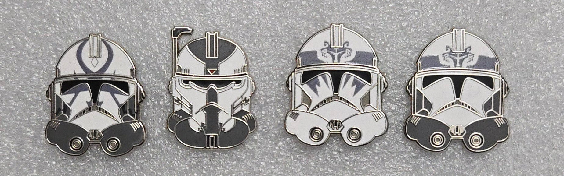 Helmet Pin Wolf Pack Pins