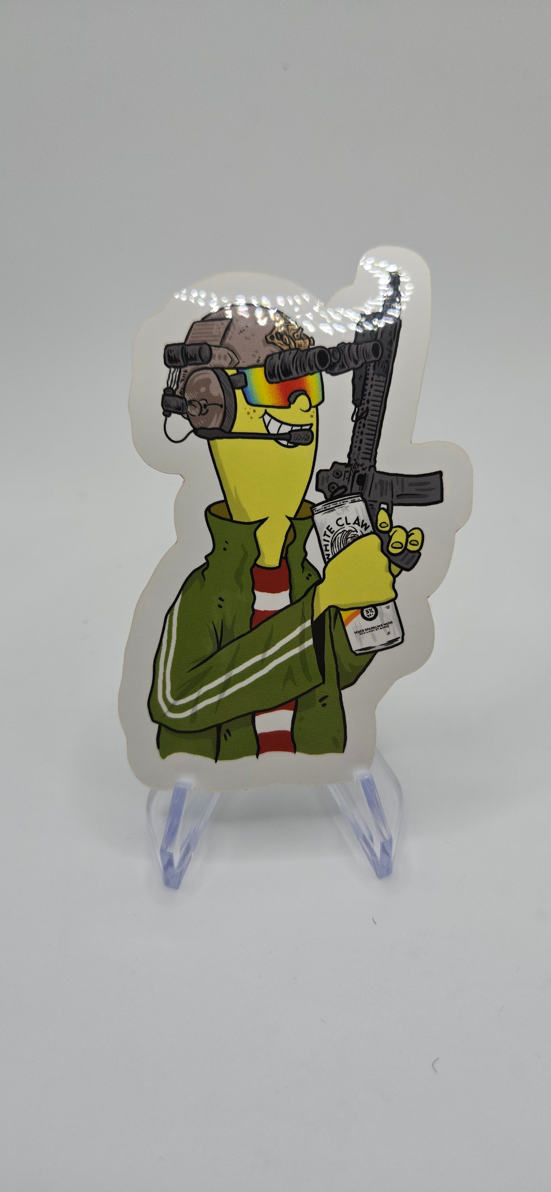 White Claw Ed Edd Eddy Stickers