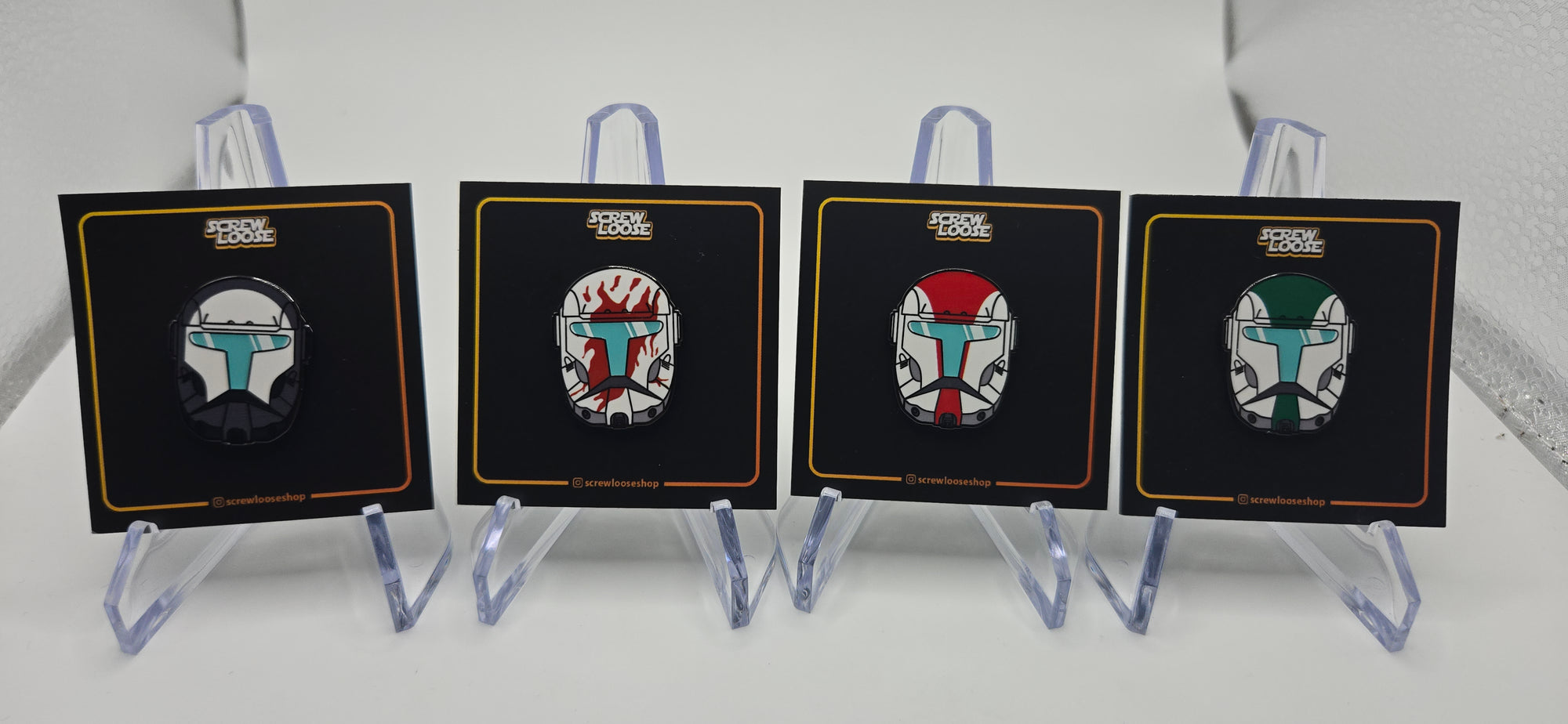 Helmet Pin Delta Squad Clone Pins