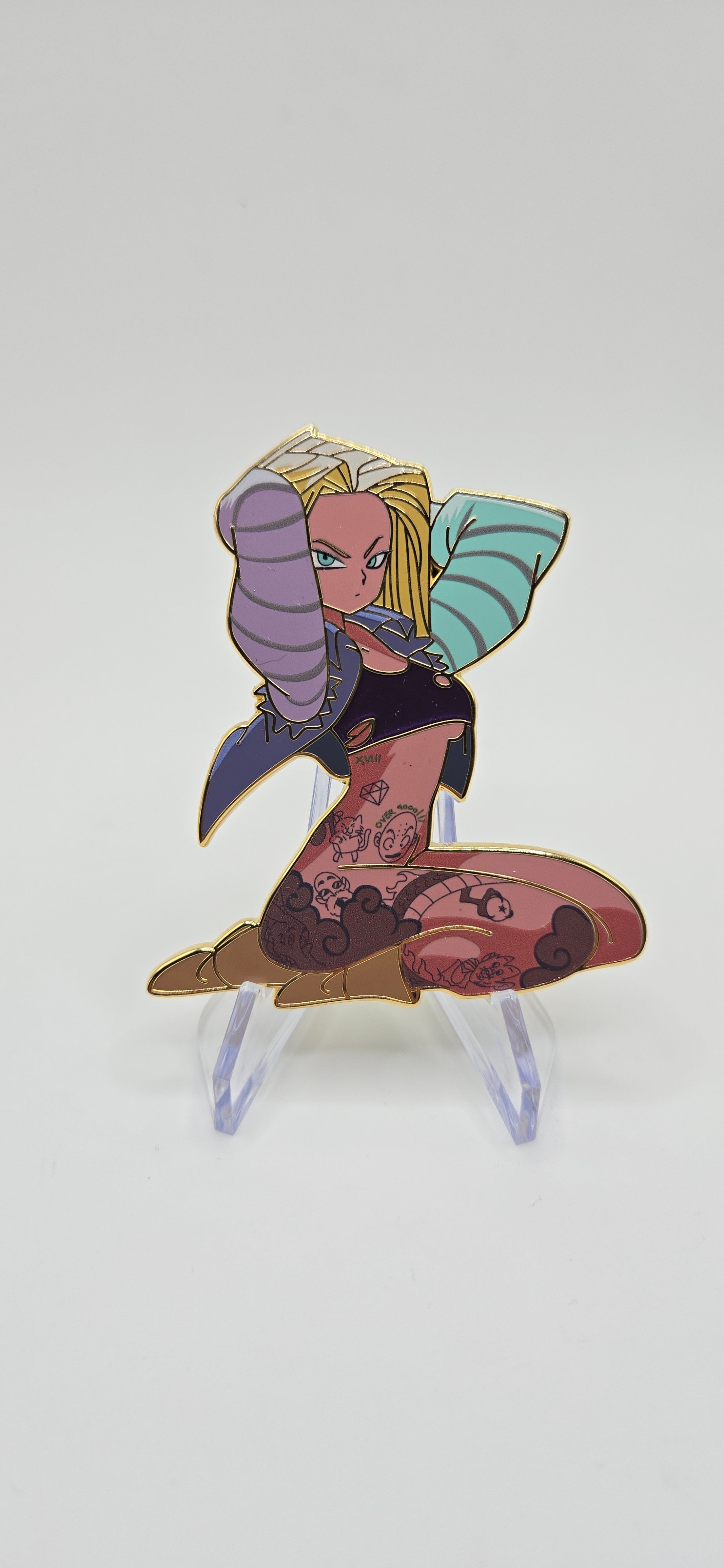 Tatted Android 18 Pin