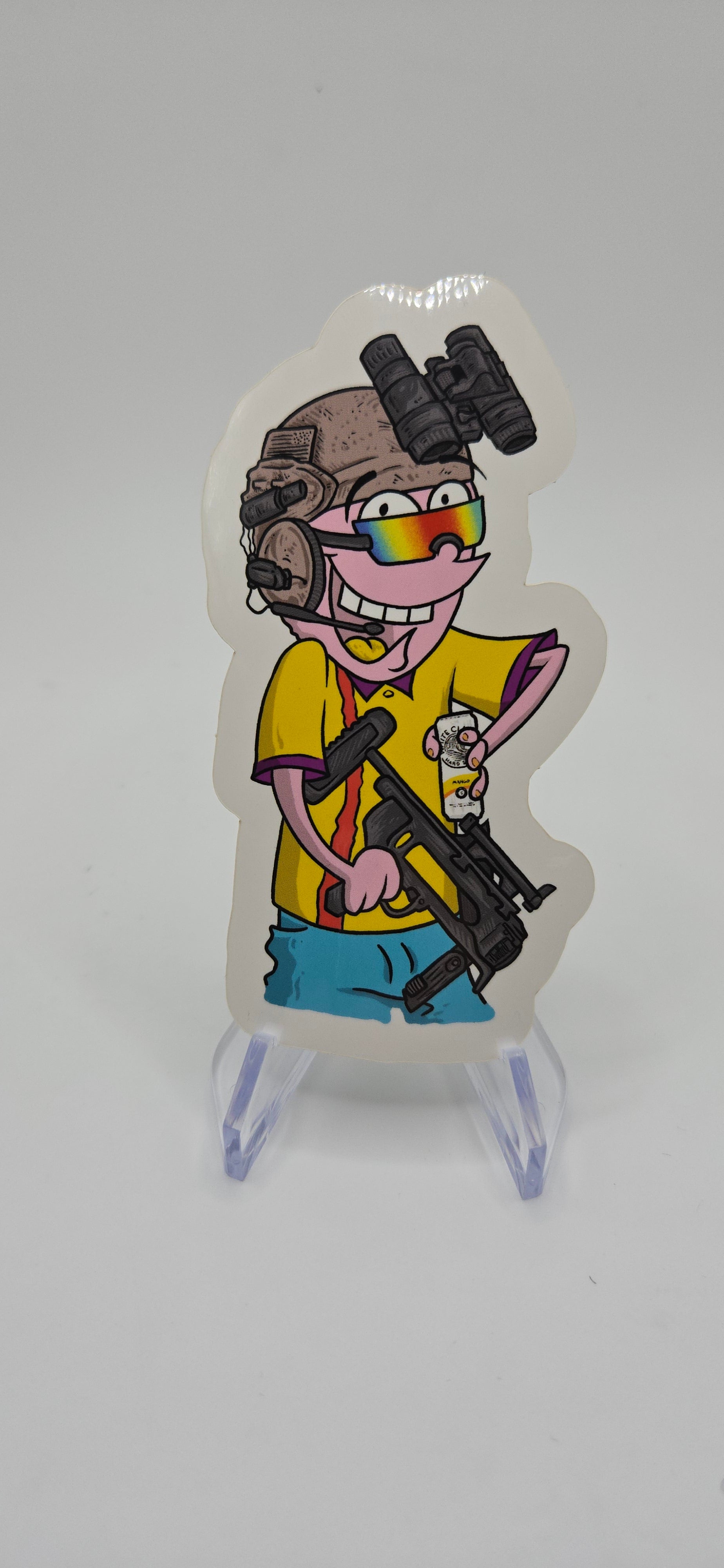 White Claw Ed Edd Eddy Stickers