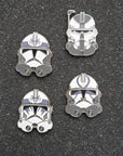 Helmet Pin Wolf Pack Pins