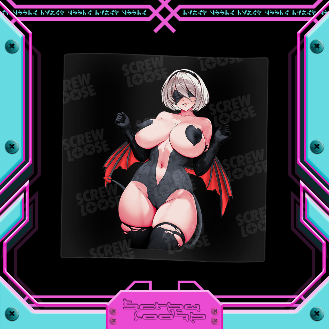 Spooky Succubus 2B Stickers