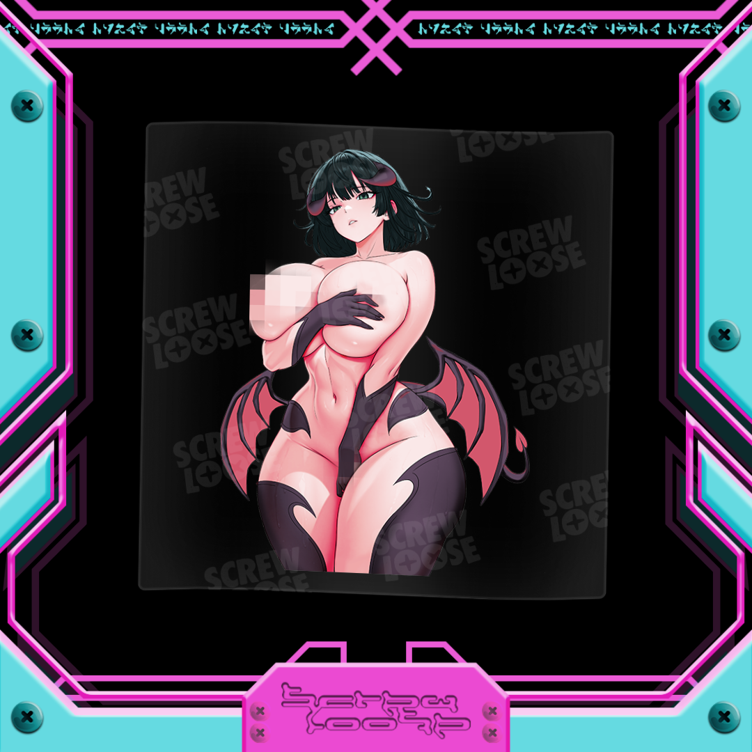 Spooky Succubus Fubuki Stickers