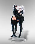 2 Black Cats Acrylic Stand