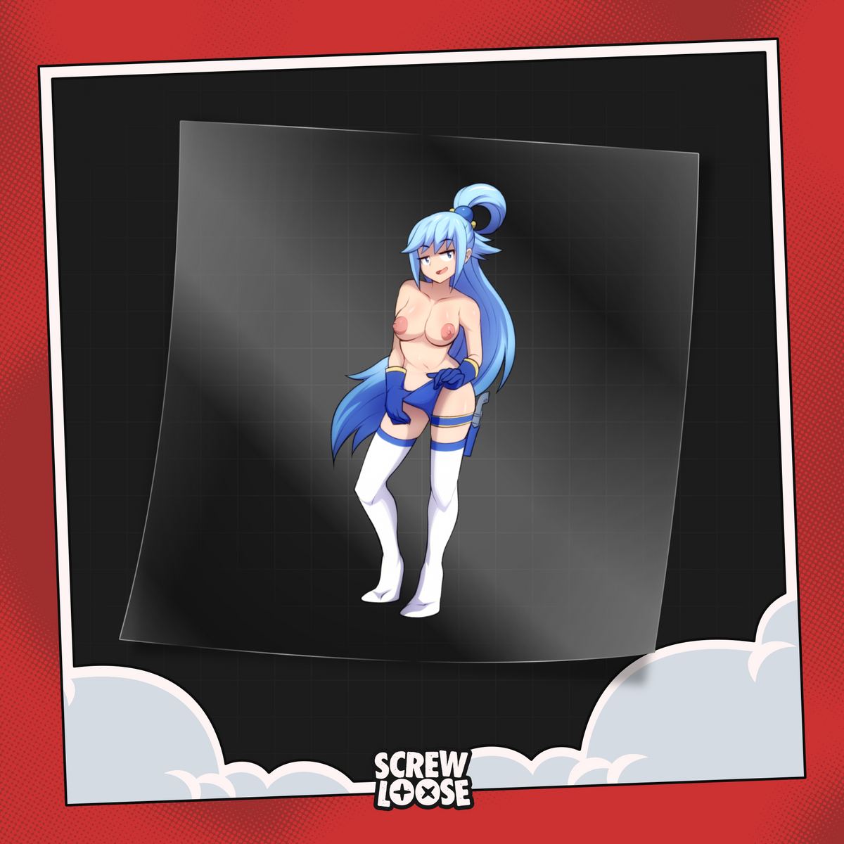 Cowgirl Aquaaa Stickers