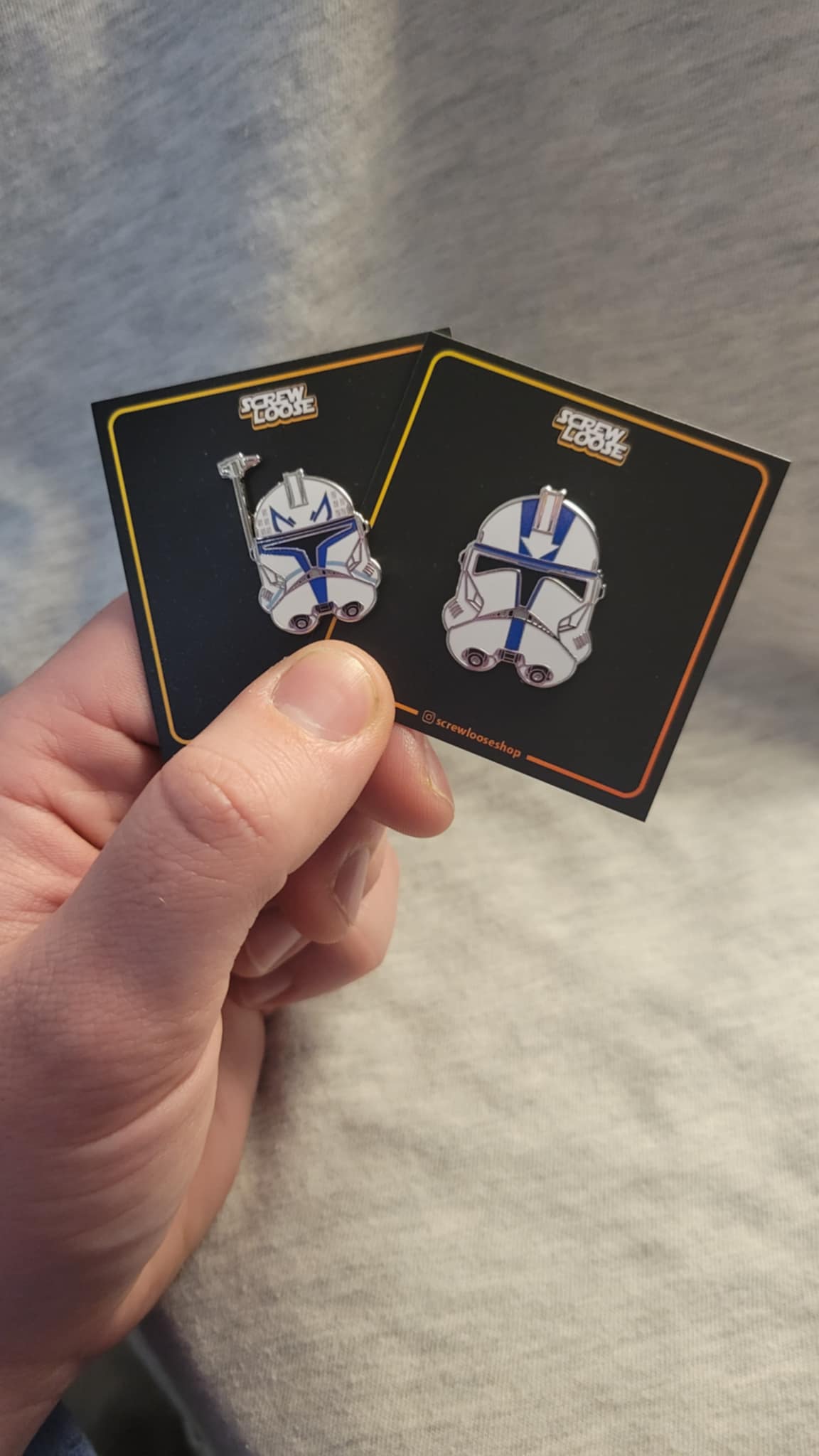 Helmet Pin 501st Captain Rex