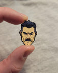 Head Pin Comic Book Mark and Nolan Pin