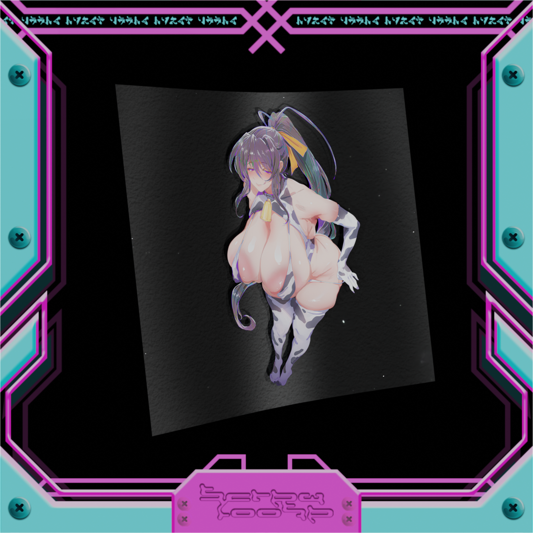 Cowgirl Akeno Stickers