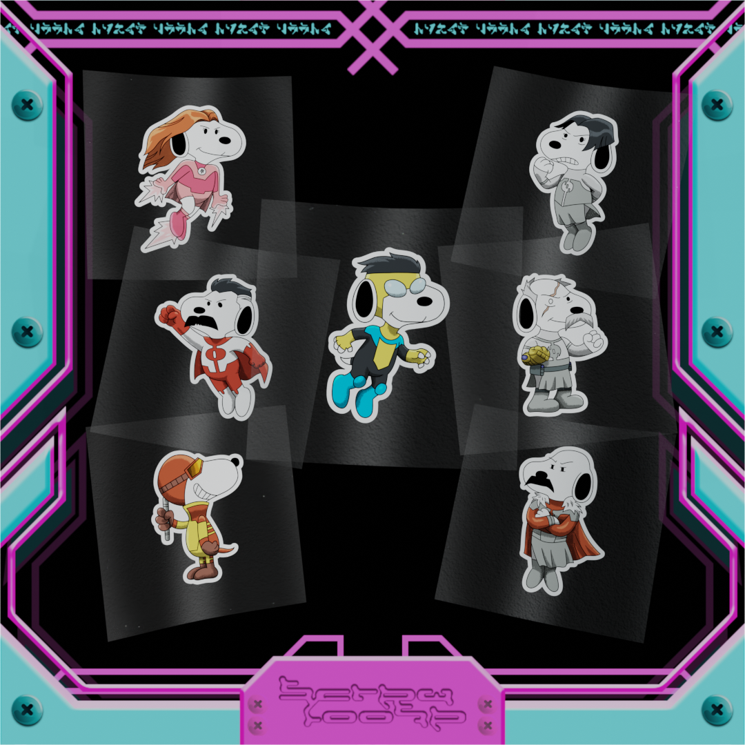 Snooop Invincible Stickers
