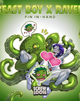 Beast Boy x Raven V2 Pin