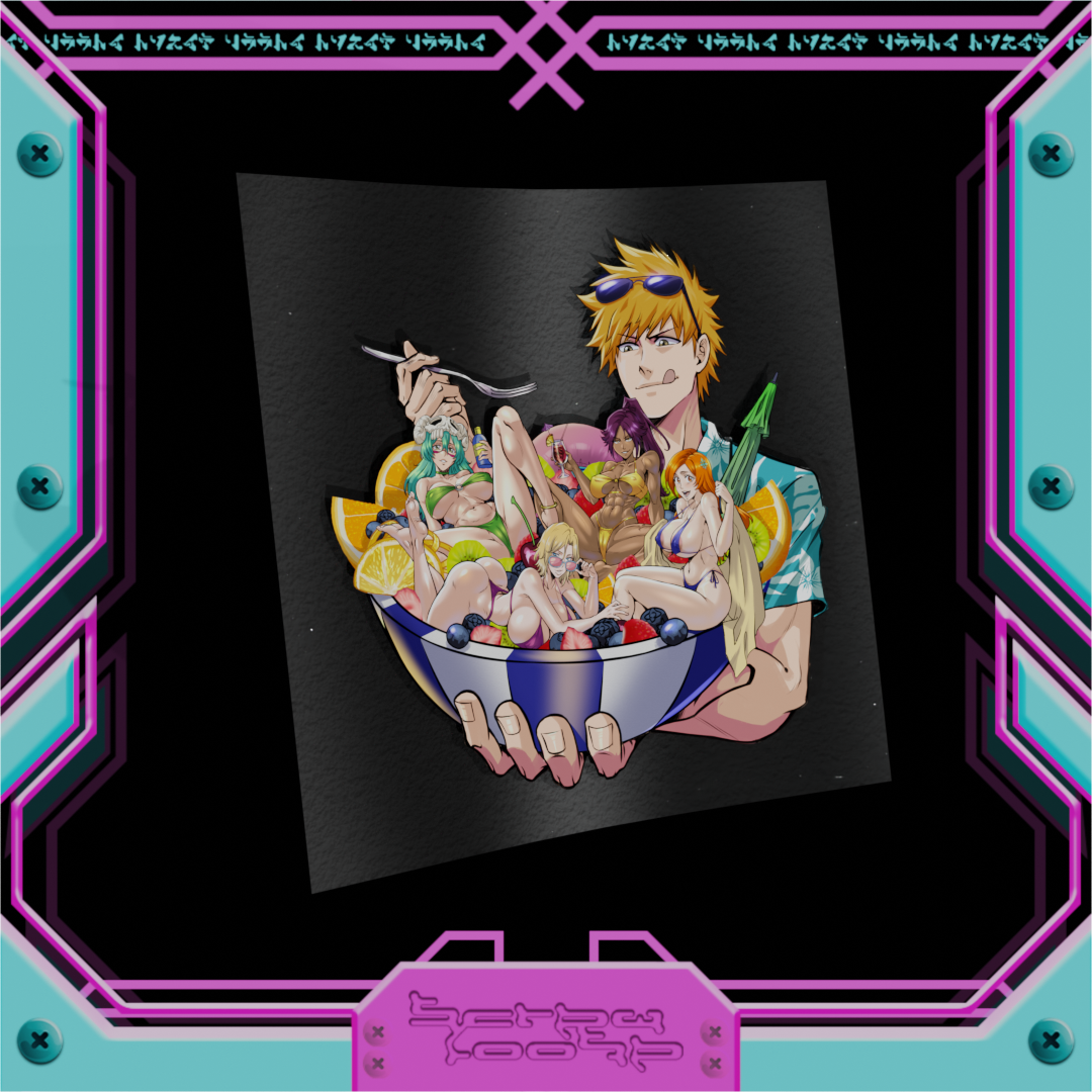 Bleach Fruit Bowl Stickers