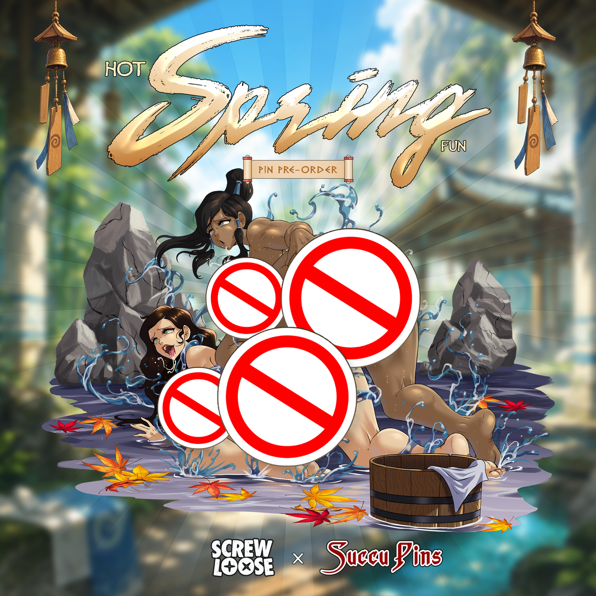 Hot Spring Fun Pre Order Pin