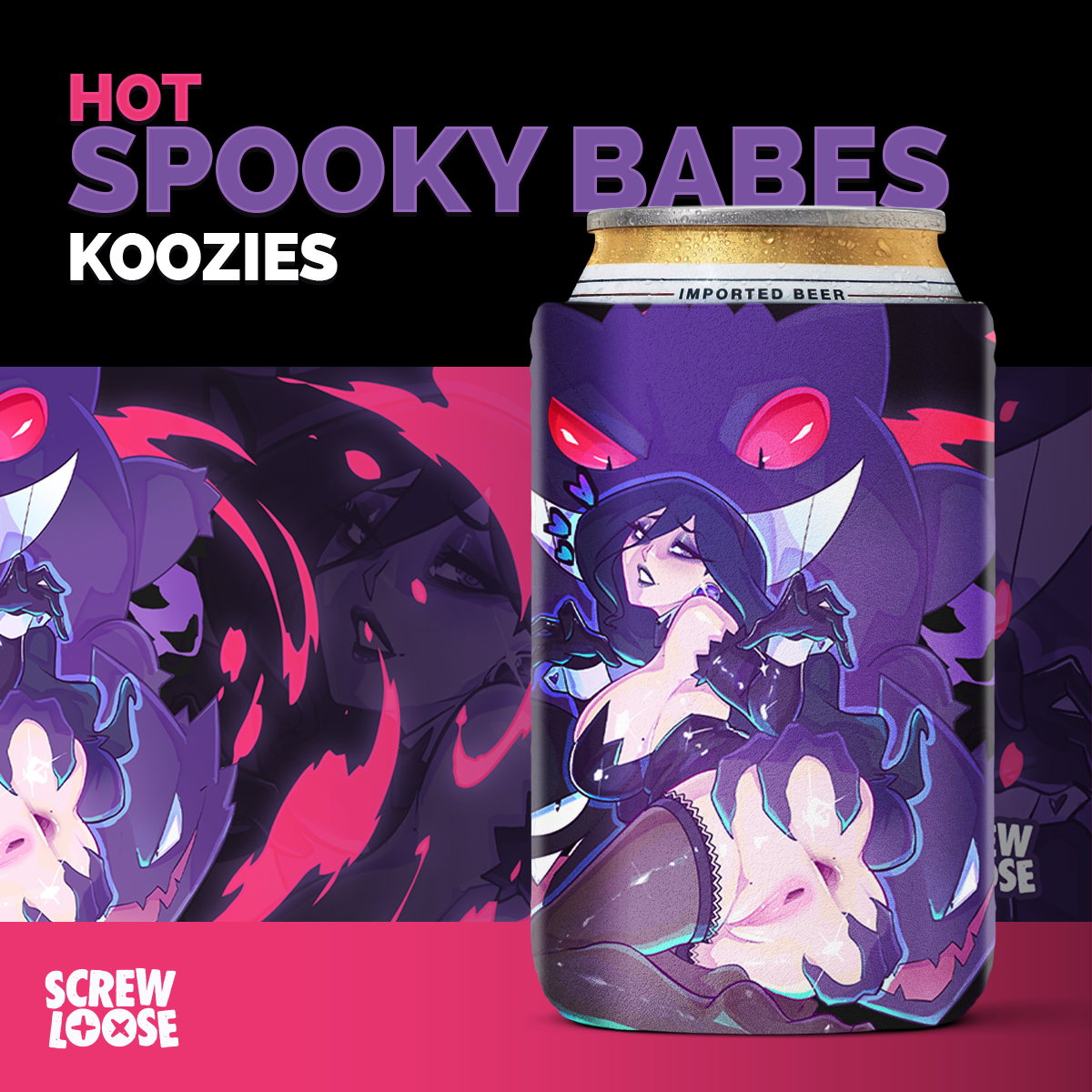 Spooky Trainer Beer Koozies