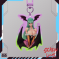 Succubus Fighter Keychain