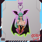 Succubus Fighter Keychain