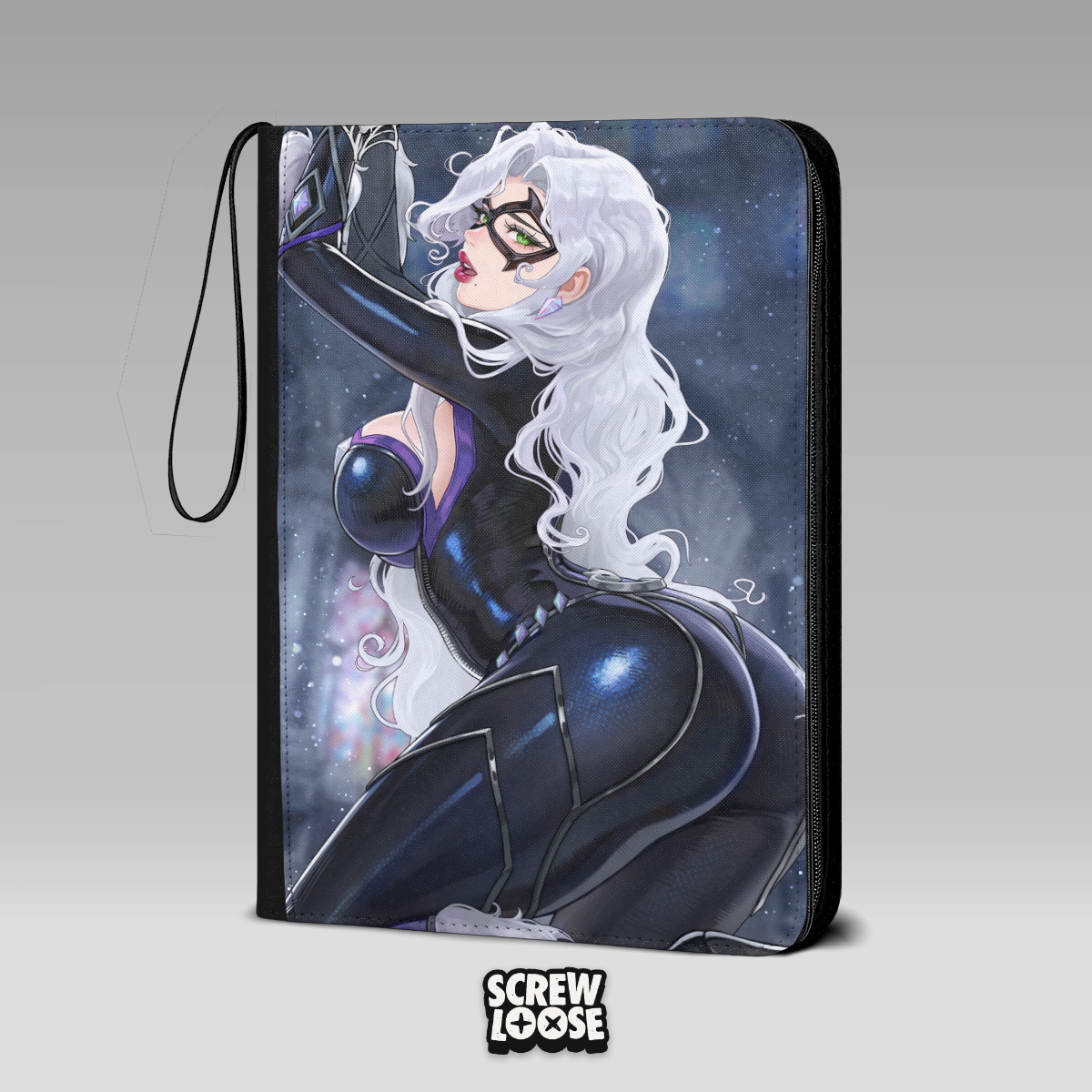 Prywinko Black Kitty Card Binder