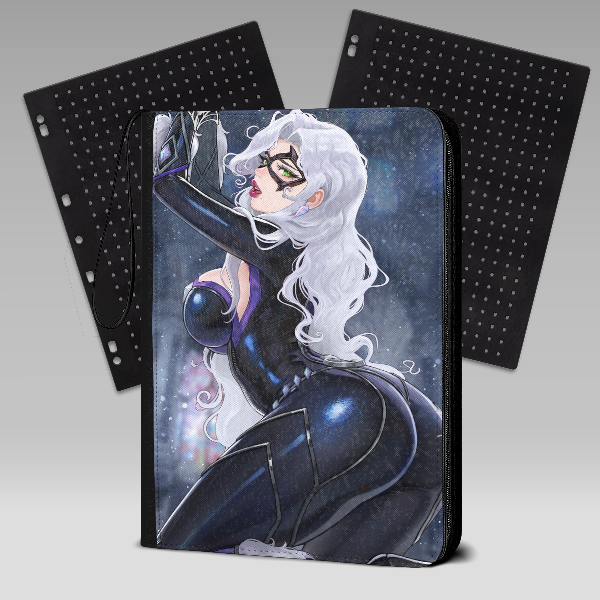 Prywinko Black Kitty Card Binder