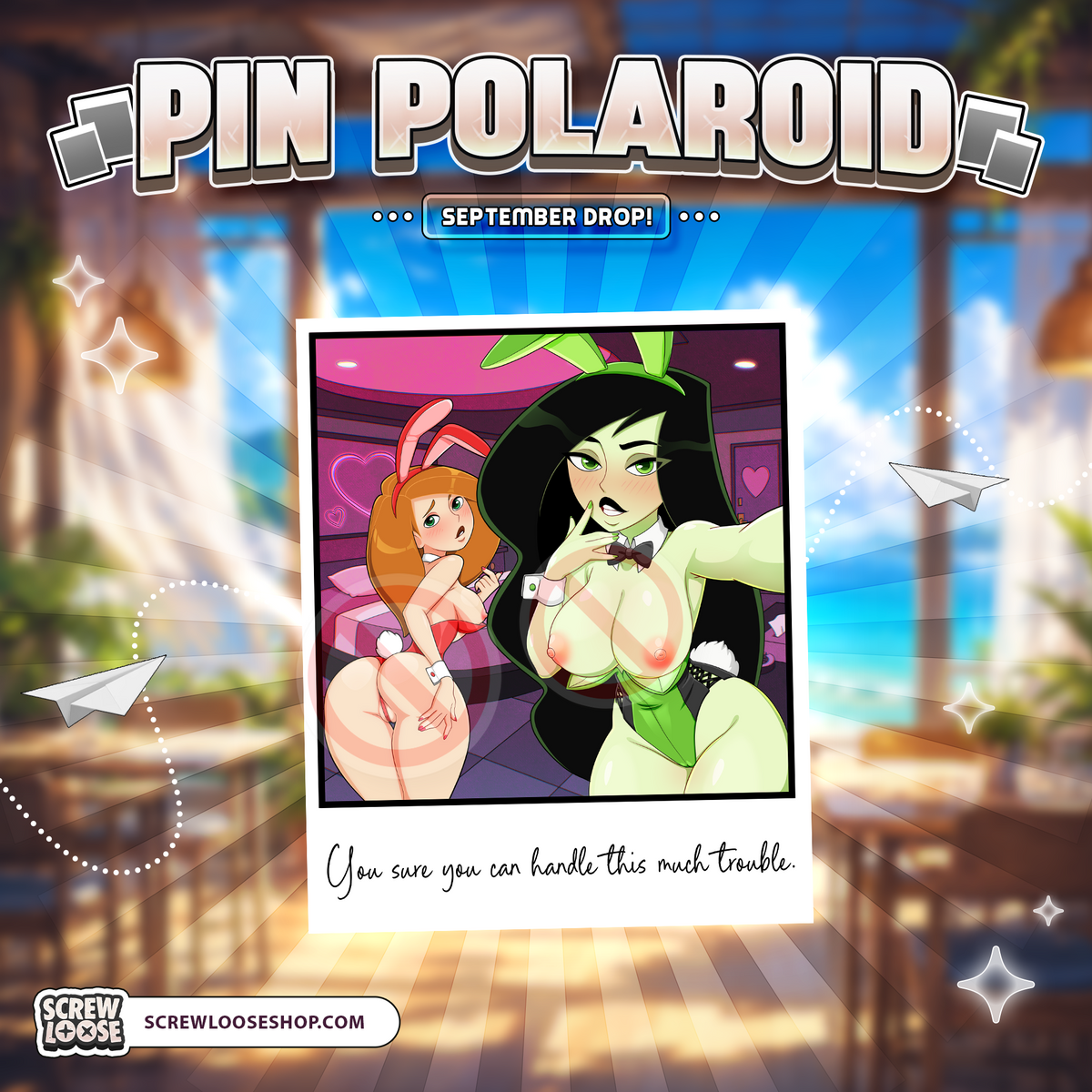 September Polaroid Drop Pins