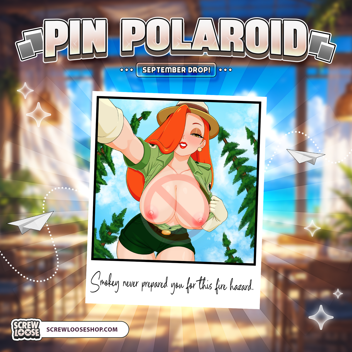 September Polaroid Drop Pins