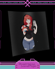 Plushie Holding MJ Stickers