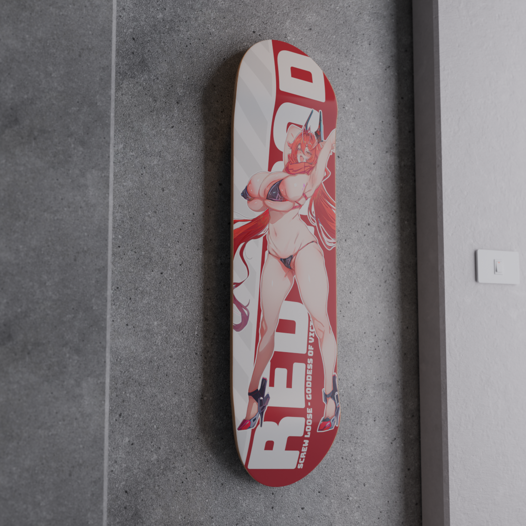 Swimsuit Red Hood Skate Deck