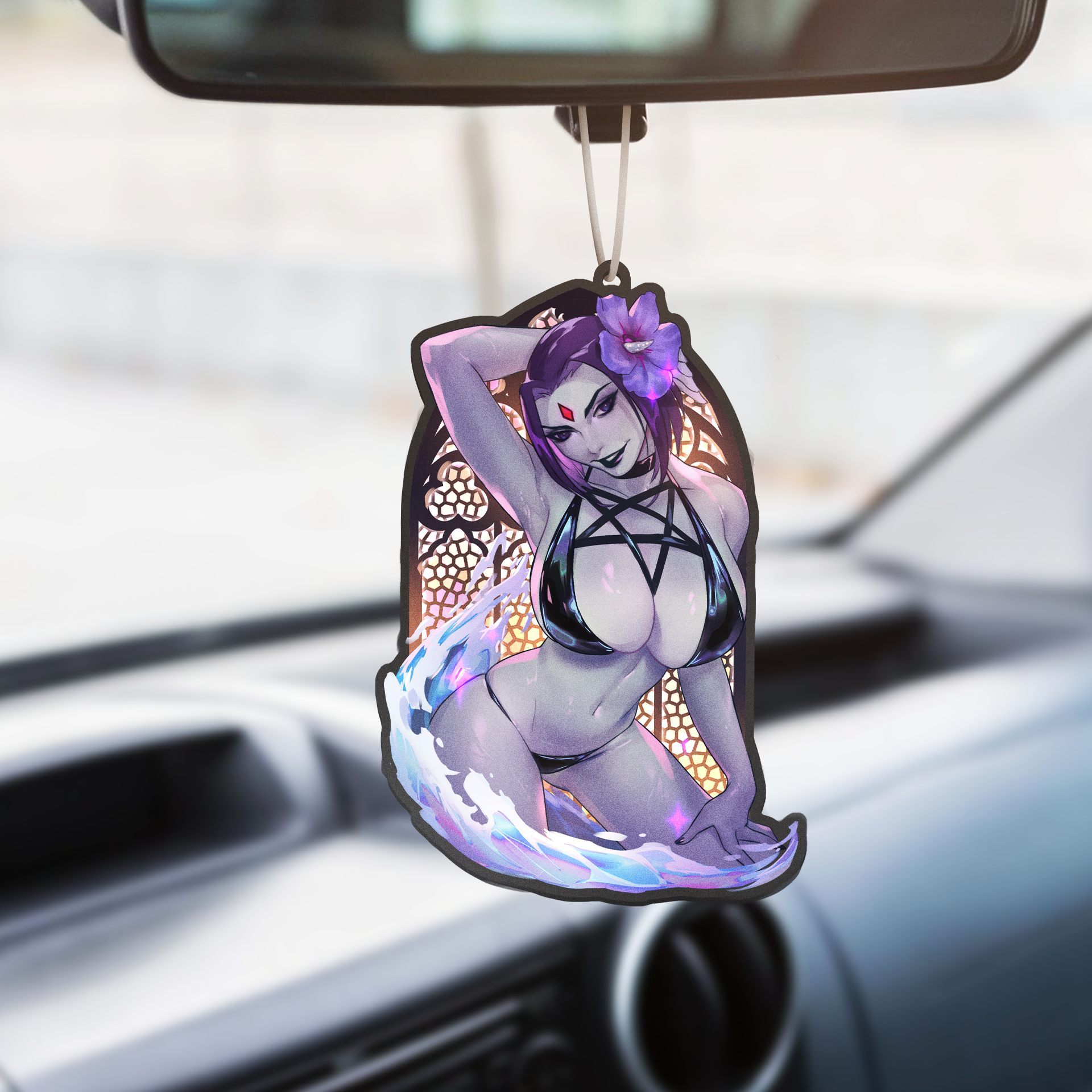 Swimsuit Raven Air Freshener Night Sky