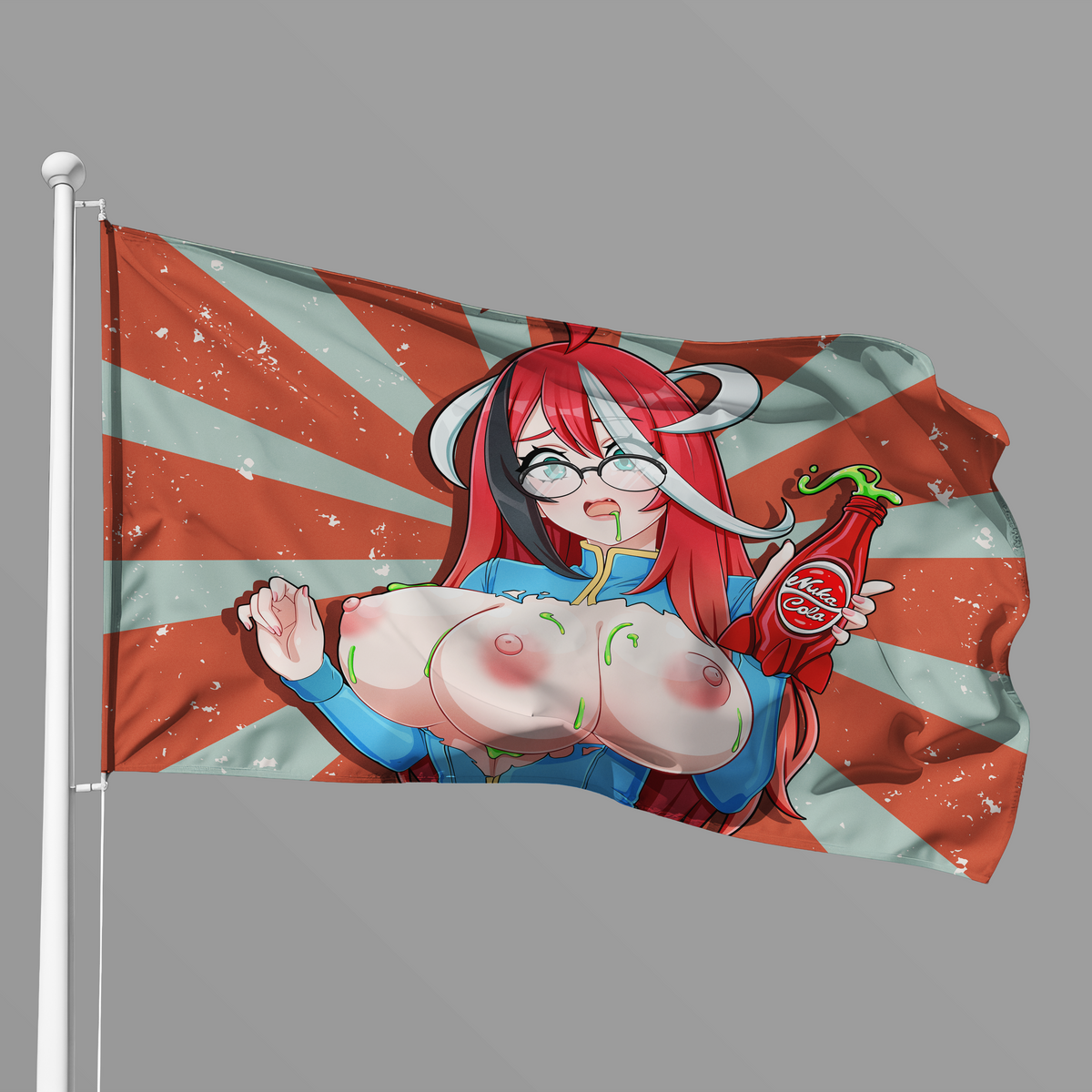 Amber Tri Tiddie Flag