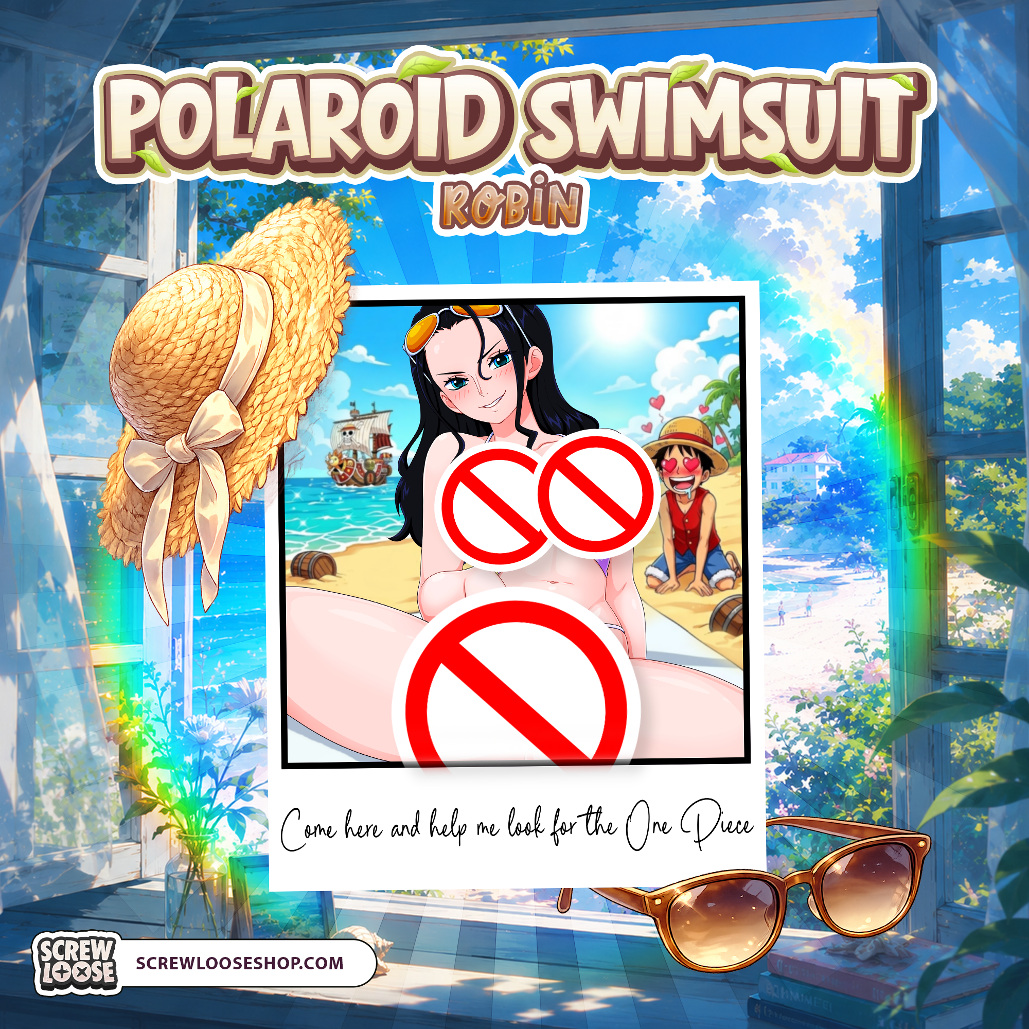 Polaroid Swimsuit Robin Pin