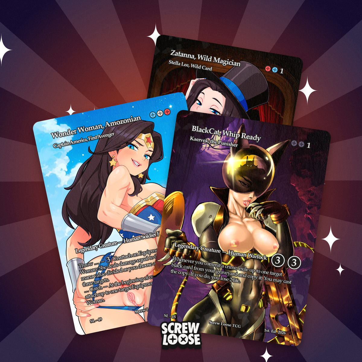 Screwy Comic Babes 1st Edition Pack