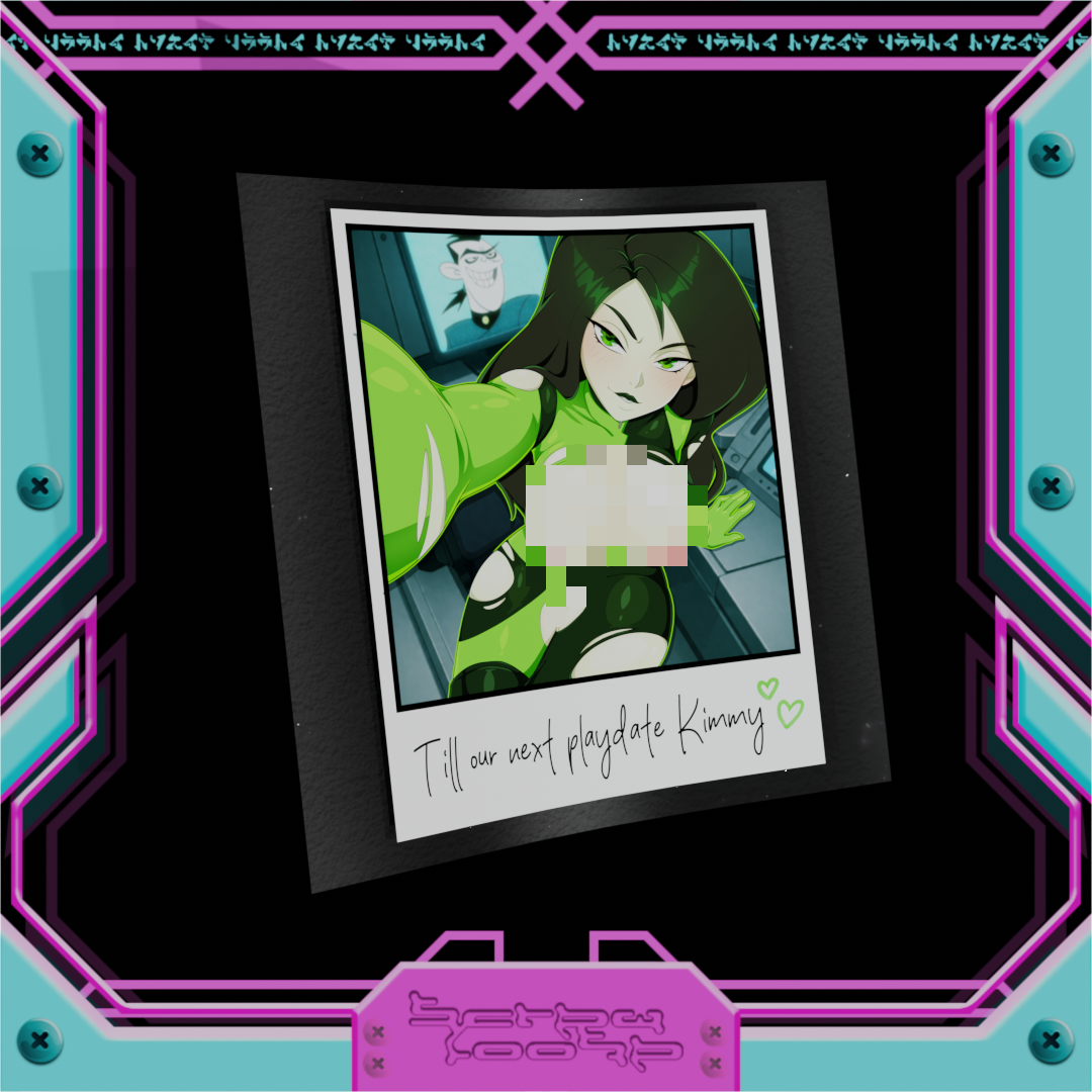 Polaroid Goth Mommy Stickers