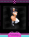 Spooky Starfire Nun Stickers