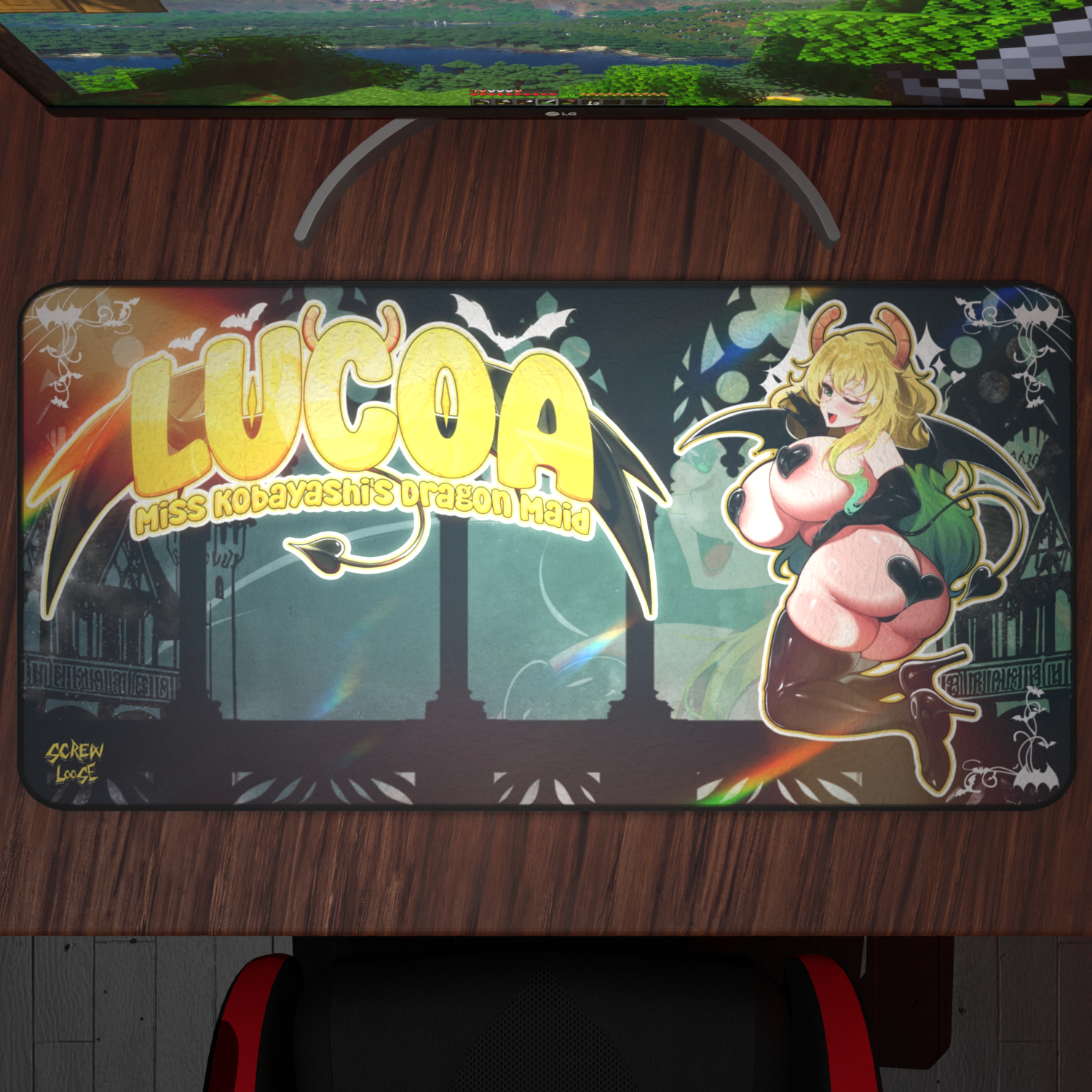 Succubus Lucoa Playmat