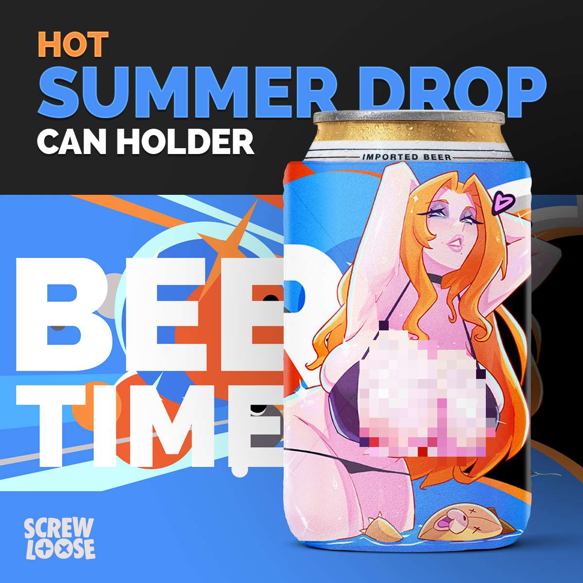 Summer Rangi Beer Koozies