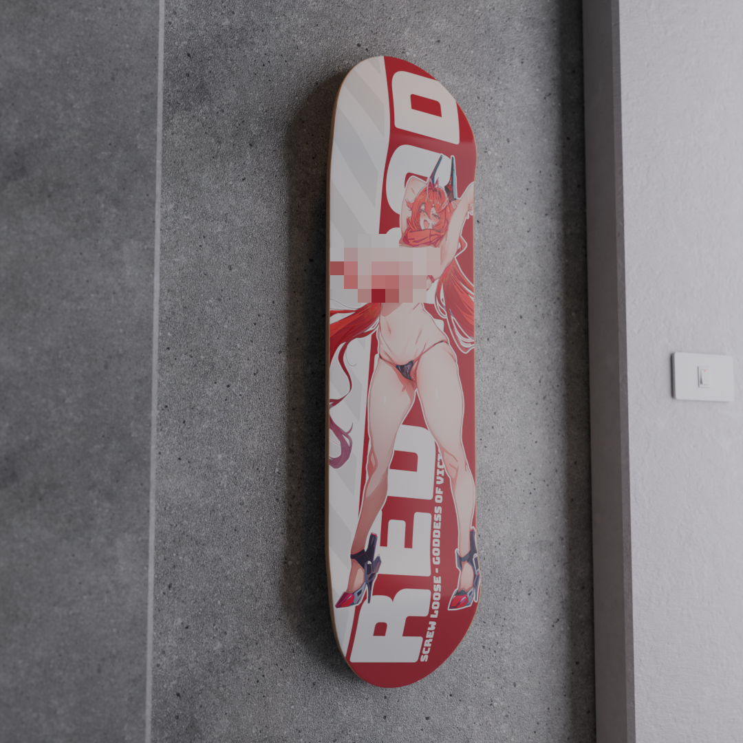 Swimsuit Red Hood Skate Deck