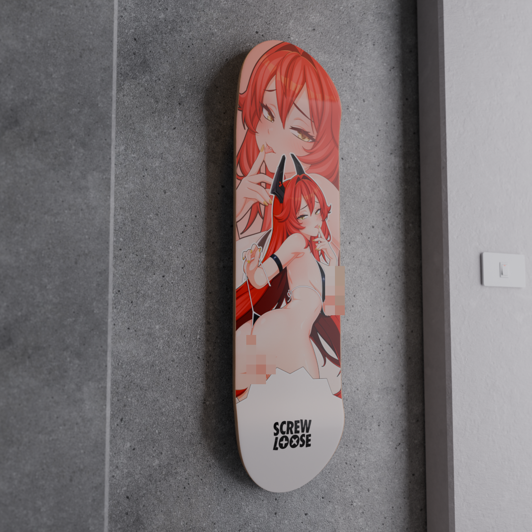 Swimsuit Red Hood Skate Deck