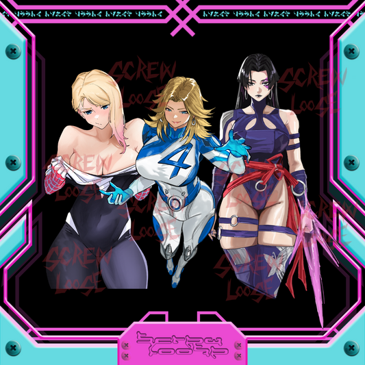 Superhero Babes Part 1 Stickers