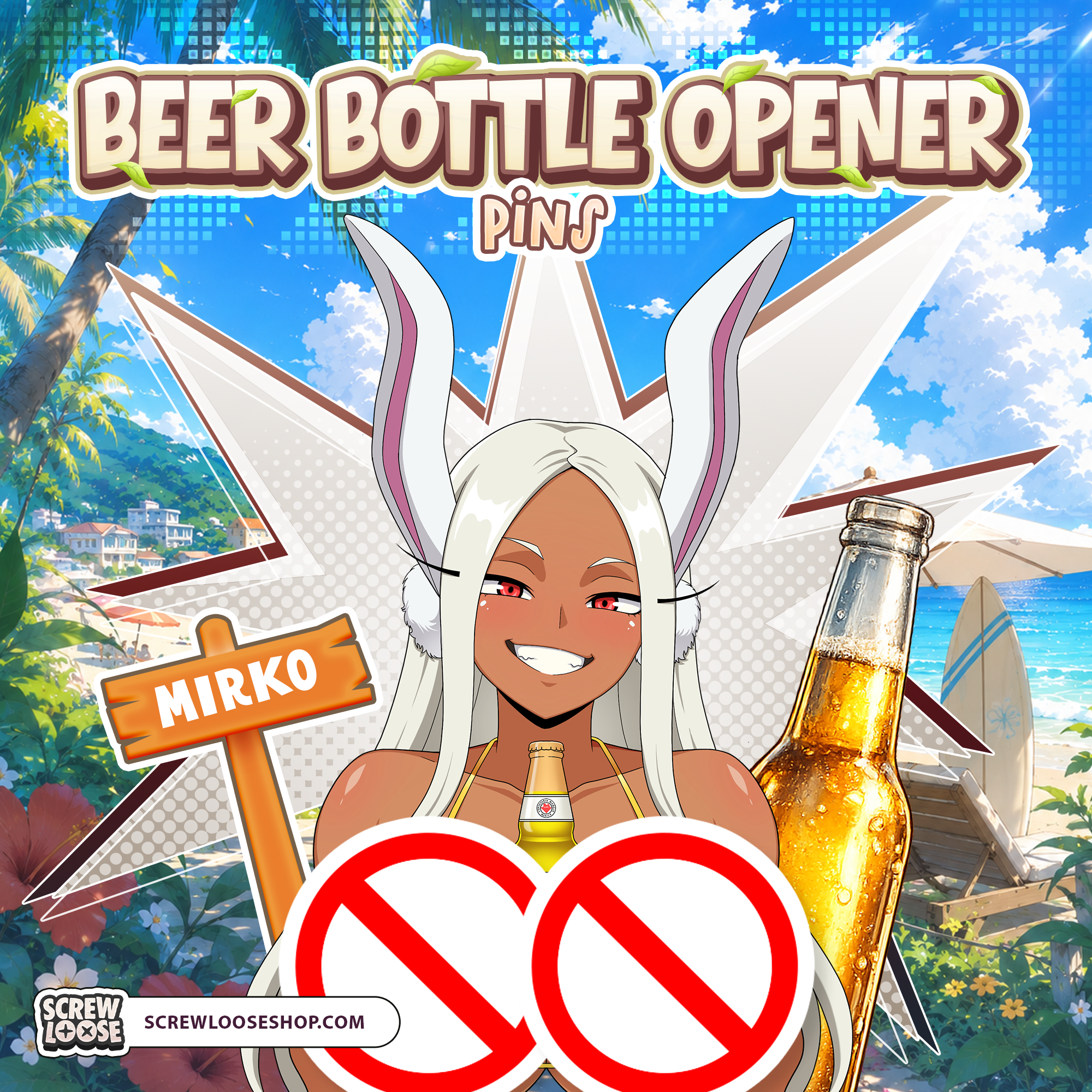Bottle Opener Mirkoo Summer Pin