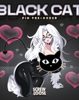 Black Cat Pin