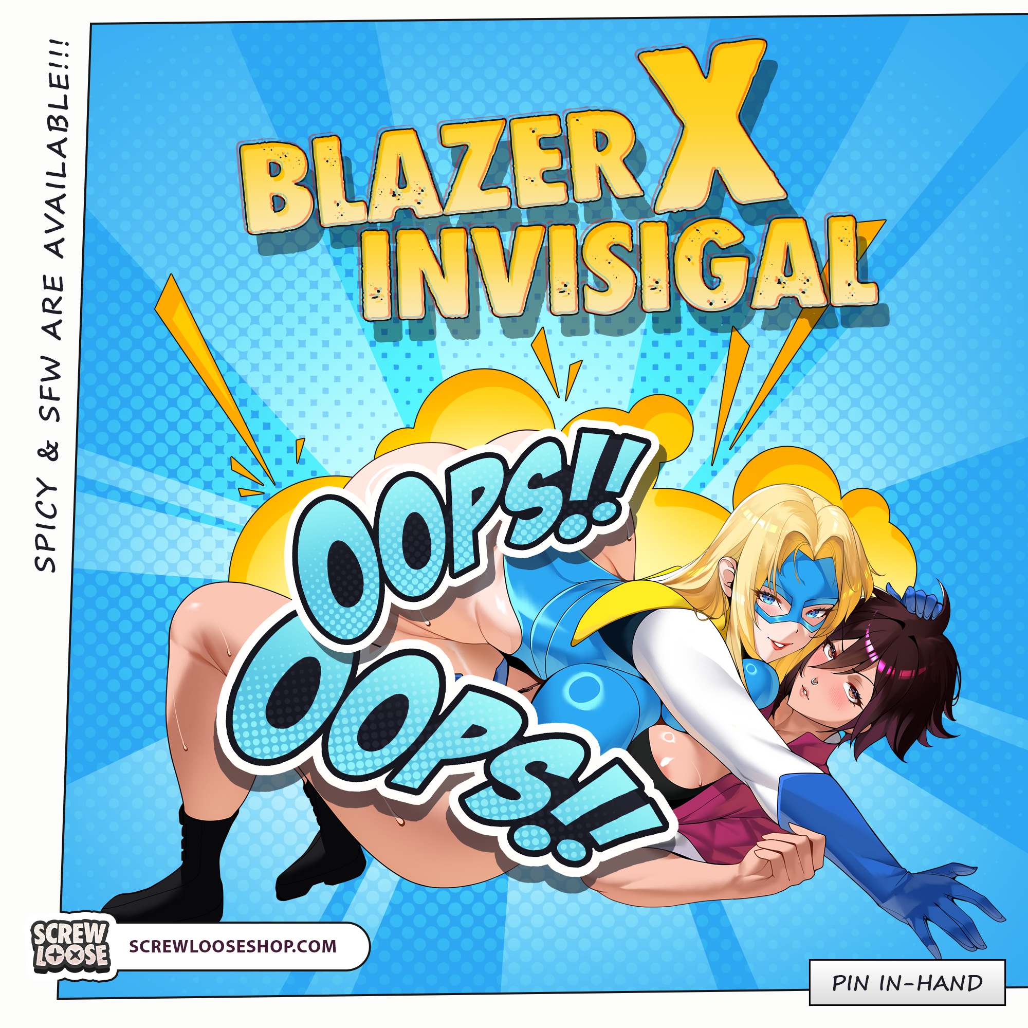 Blonde Blazer x Invisgal Duo Pin