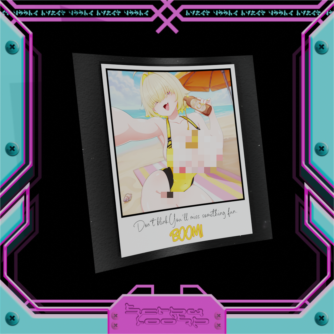 Polaroid Swimsuit Elegg Stickers