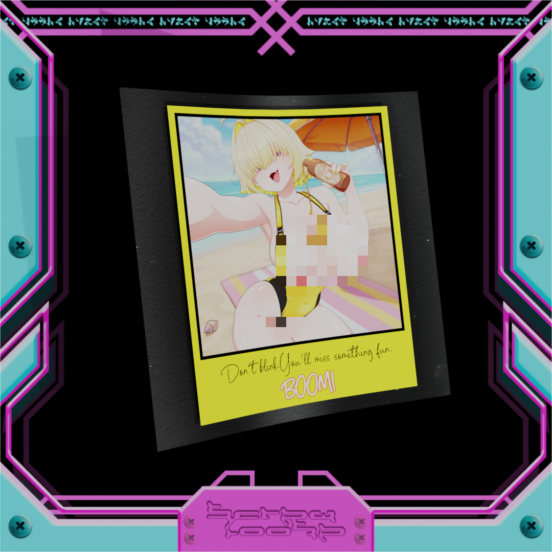 Polaroid Swimsuit Elegg Stickers
