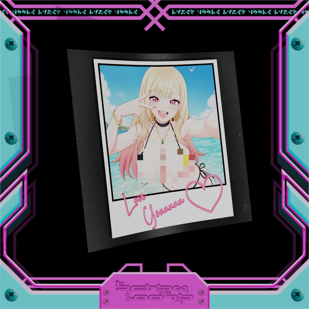 Polaroid Swimsuit Marinn Stickers