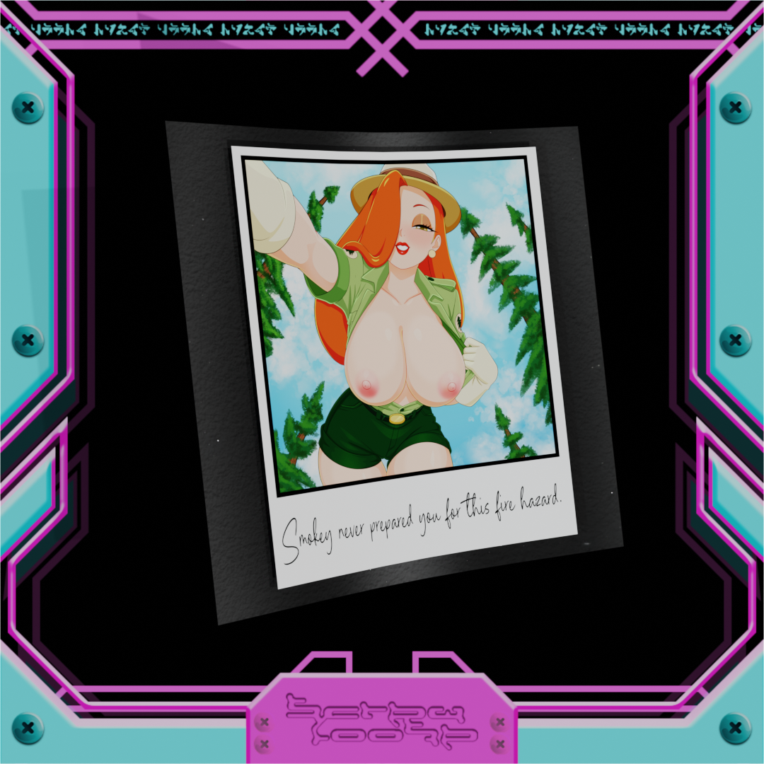 Polaroid Forest Ranger Jessica Stickers