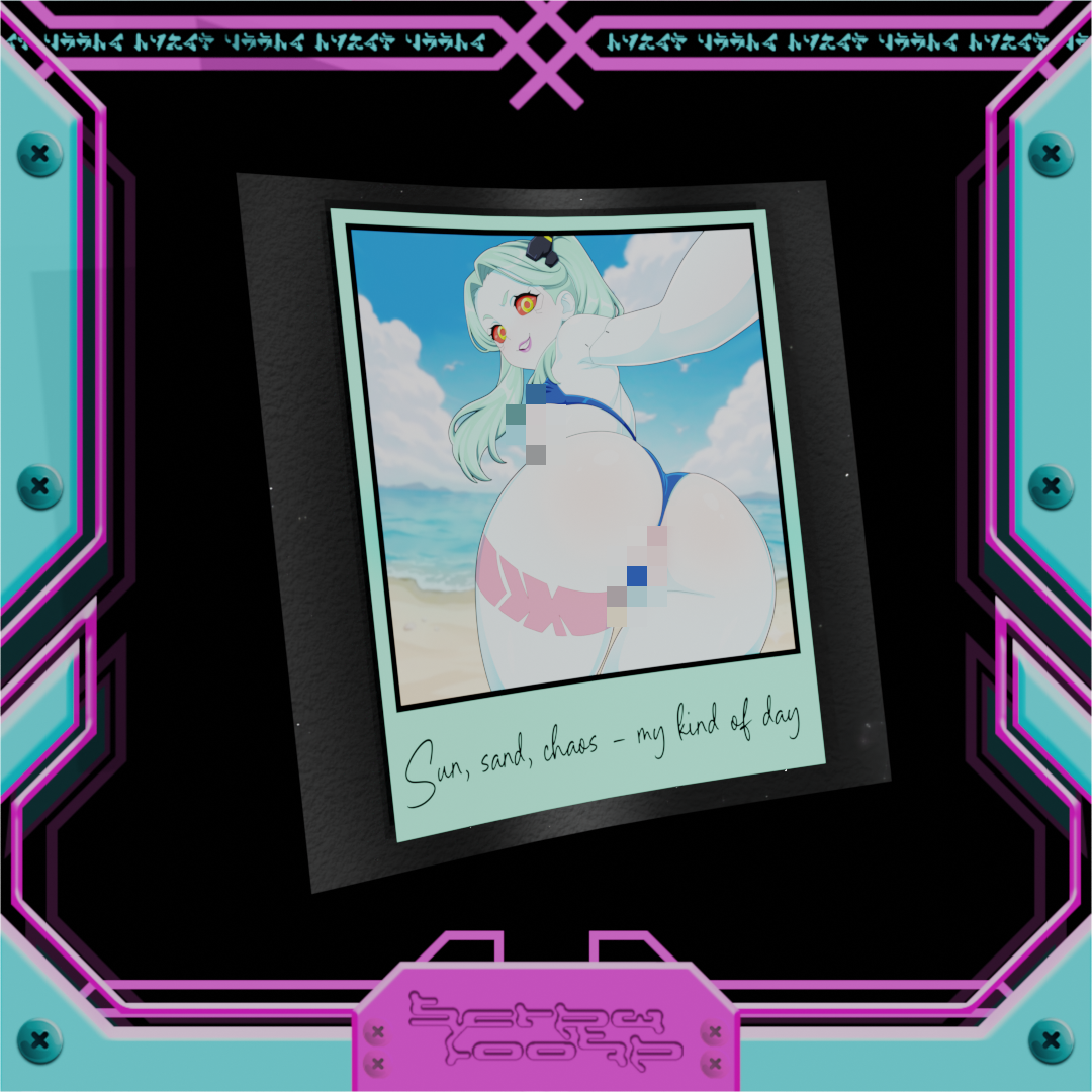 Polaroid Swimsuit Becca Stickers