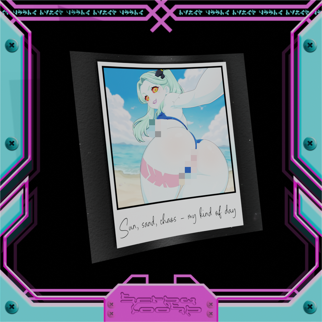 Polaroid Swimsuit Becca Stickers