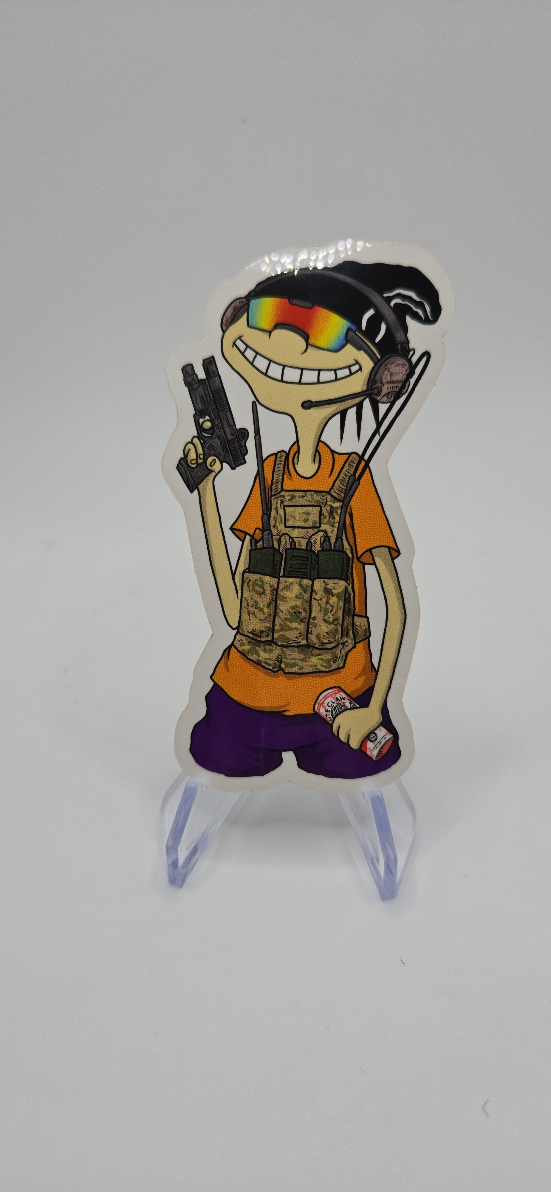 White Claw Ed Edd Eddy Stickers
