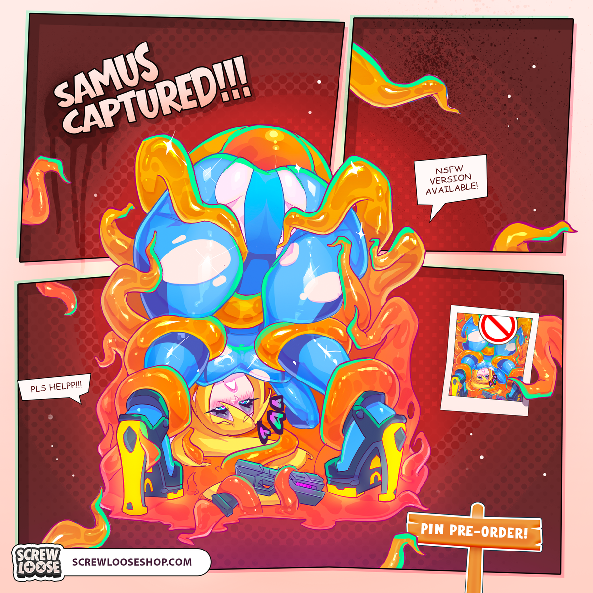 Samuss Captured Pre Order Pin